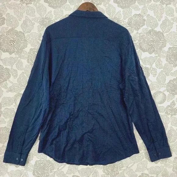 Calvin Klein Slim Fit Button down Long sleeve  Printed Men's Dress Shirt XL - Picture 2 of 8